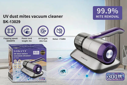 ASPIRADORA UV ANTI-ACAROS PARA MUEBLES Y COLCHONES