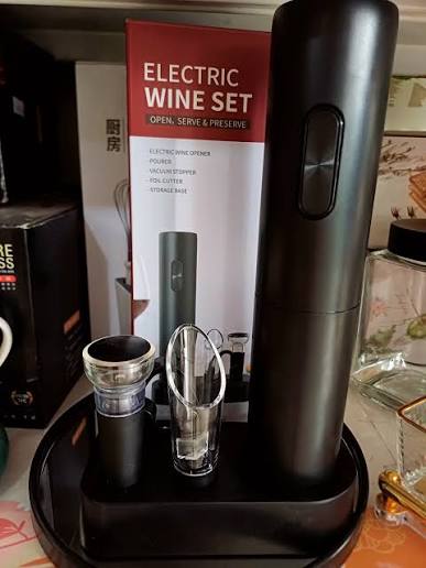 DESTAPADOR DE VINO ELECTRICO (RECARGABLE)