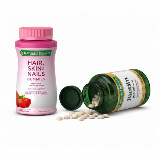 Combo Exclusivo Hair, Skin & Nails + Biotina 10,000 mcg